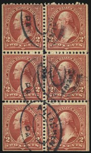 Sale 1084, Lot 3643, 1897-1903 Change of Colors Bureau Issue (Scott 279-284)