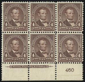 Sale 1084, Lot 3645, 1897-1903 Change of Colors Bureau Issue (Scott 279-284)