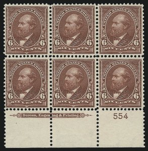 Sale 1084, Lot 3650, 1897-1903 Change of Colors Bureau Issue (Scott 279-284)