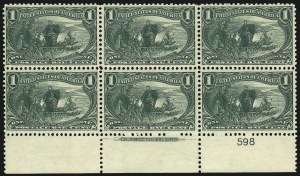 Sale 1084, Lot 3655, 1898 Trans-Mississippi Issue (Scott 285-293)