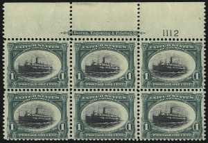 Sale 1084, Lot 3672, 1901 Pan-American Issue (Scott 294-299)