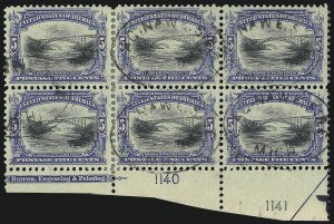 Sale 1084, Lot 3674, 1901 Pan-American Issue (Scott 294-299)