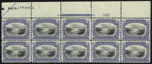 Sale 1084, Lot 3680, 1901 Pan-American Issue (Scott 294-299)