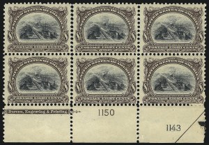 Sale 1084, Lot 3684, 1901 Pan-American Issue (Scott 294-299)