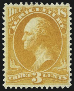 Sale 1085, Lot 4011, Agriculture Department (Scott O1-O9)