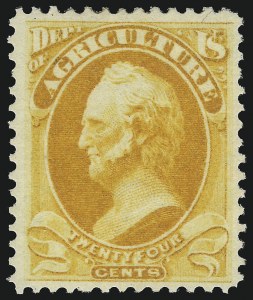 Sale 1085, Lot 4016, Agriculture Department (Scott O1-O9)