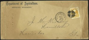 Sale 1085, Lot 4025, Agriculture Department (Scott O1-O9)
