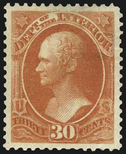 Sale 1085, Lot 4045, Interior Department (Scott O15-O24)