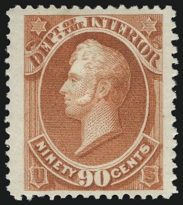 Sale 1085, Lot 4046, Interior Department (Scott O15-O24)