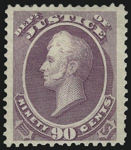 Sale 1085, Lot 4058, Justice Department (Scott O250O34)