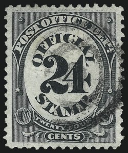 Sale 1085, Lot 4081, Post Office Department (Scott O47-O56)
