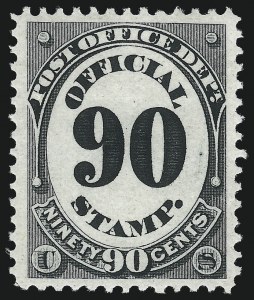 Sale 1085, Lot 4083, Post Office Department (Scott O47-O56)