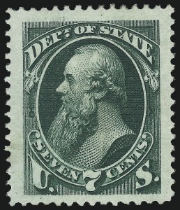 Sale 1085, Lot 4092, State Department (Scott O57-O71)