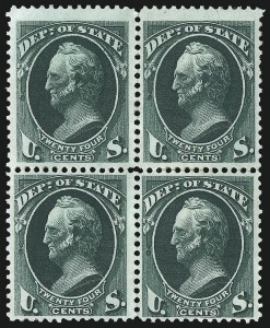 Sale 1085, Lot 4096, State Department (Scott O57-O71)