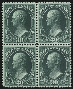 Sale 1085, Lot 4097, State Department (Scott O57-O71)