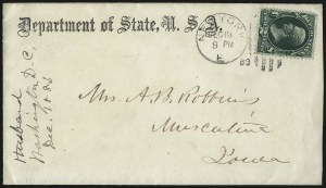 Sale 1085, Lot 4109, State Department (Scott O57-O71)