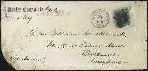 Sale 1085, Lot 4116, State Department (Scott O57-O71)