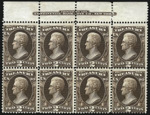 Sale 1085, Lot 4117, Treasury Department (Scott O72-O82)