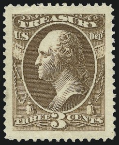 Sale 1085, Lot 4118, Treasury Department (Scott O72-O82)