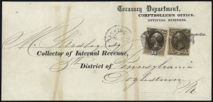 Sale 1085, Lot 4144, Treasury Department (Scott O72-O82)