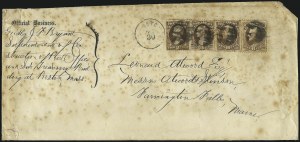Sale 1085, Lot 4147, Treasury Department (Scott O72-O82)