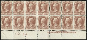 Sale 1085, Lot 4152, War Department (Scott O83-O93)