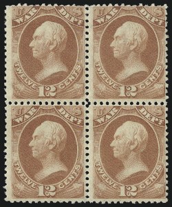 Sale 1085, Lot 4159, War Department (Scott O83-O93)