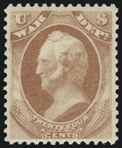 Sale 1085, Lot 4167, War Department (Scott O83-O93)