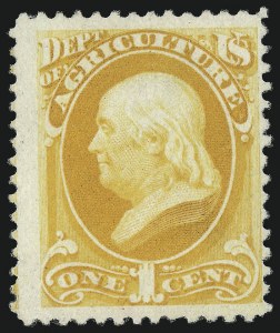 Sale 1085, Lot 4183, 1875 American Bank Note Co. Printing on Soft Paper (Scott O94-O117)