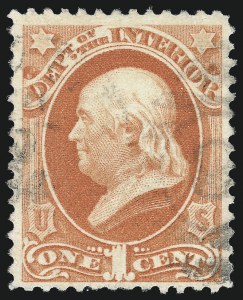 Sale 1085, Lot 4188, 1875 American Bank Note Co. Printing on Soft Paper (Scott O94-O117)