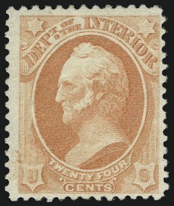 Sale 1085, Lot 4198, 1875 American Bank Note Co. Printing on Soft Paper (Scott O94-O117)