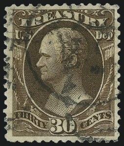 Sale 1085, Lot 4206, 1875 American Bank Note Co. Printing on Soft Paper (Scott O94-O117)