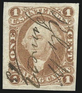 Sale 1089, Lot 202, First Issue Imperforate, 1c-$1.90