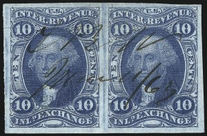 Sale 1089, Lot 222, First Issue Imperforate, 1c-$1.90