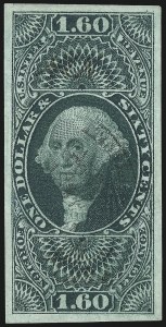 Sale 1089, Lot 236, First Issue Imperforate, 1c-$1.90