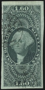 Sale 1089, Lot 237, First Issue Imperforate, 1c-$1.90