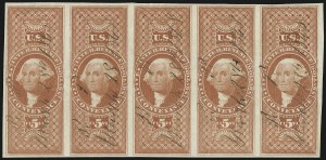 Sale 1089, Lot 369, First Issue Blocks and Record-Size Multiples, Imperforate, $1.00-$200.00