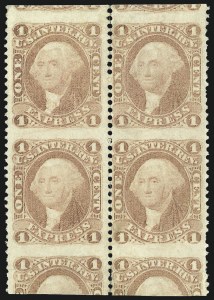 Sale 1089, Lot 387, First Issue Blocks and Record-Size Multiples, Part Perforated
