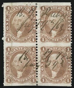 Sale 1089, Lot 389, First Issue Blocks and Record-Size Multiples, Part Perforated