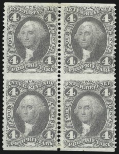 Sale 1089, Lot 396, First Issue Blocks and Record-Size Multiples, Part Perforated