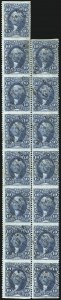 Sale 1089, Lot 402, First Issue Blocks and Record-Size Multiples, Part Perforated