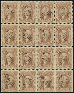 Sale 1089, Lot 427, First Issue Blocks and Record-Size Multiples, Perforated