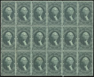Sale 1089, Lot 434, First Issue Blocks and Record-Size Multiples, Perforated