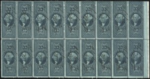 Sale 1089, Lot 440, First Issue Blocks and Record-Size Multiples, Perforated