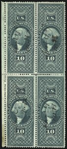 Sale 1089, Lot 441, First Issue Blocks and Record-Size Multiples, Perforated
