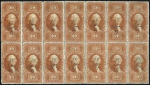 Sale 1089, Lot 447, First Issue Blocks and Record-Size Multiples, Perforated