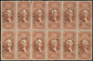 Sale 1089, Lot 449, First Issue Blocks and Record-Size Multiples, Perforated