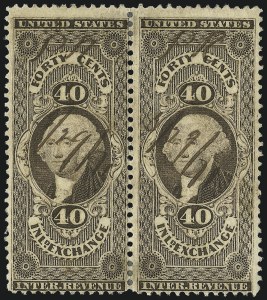 Sale 1089, Lot 460, First Issue on Silk Paper