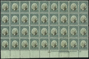 Sale 1089, Lot 542, Proprietary Issues, Violet and Green Papers