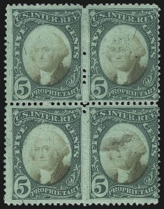Sale 1089, Lot 554, Proprietary Issues, Violet and Green Papers